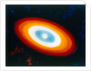 Artist's impression of 'disc star' in constellation Cygnus by NASA