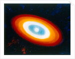 Artist's impression of 'disc star' in constellation Cygnus by NASA