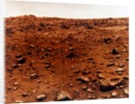 First colour photograph of the Martian planet surface, Viking 1 Mission to Mars, 1976 by NASA