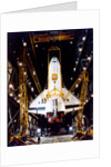 Shuttle in Vehicle Assembly Building, second Space Shuttle flight, 1981 by NASA