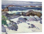 A Rocky Shore, Iona by Samuel John Peploe