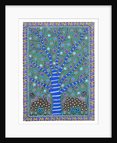 Cows under Tree by Pradeep