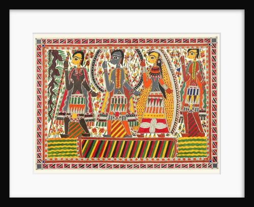 Rama , Sita & Lakshmana by Birendra