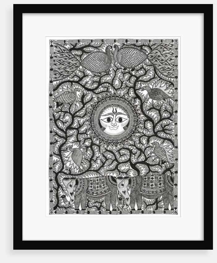 Sun and Animals by Anil