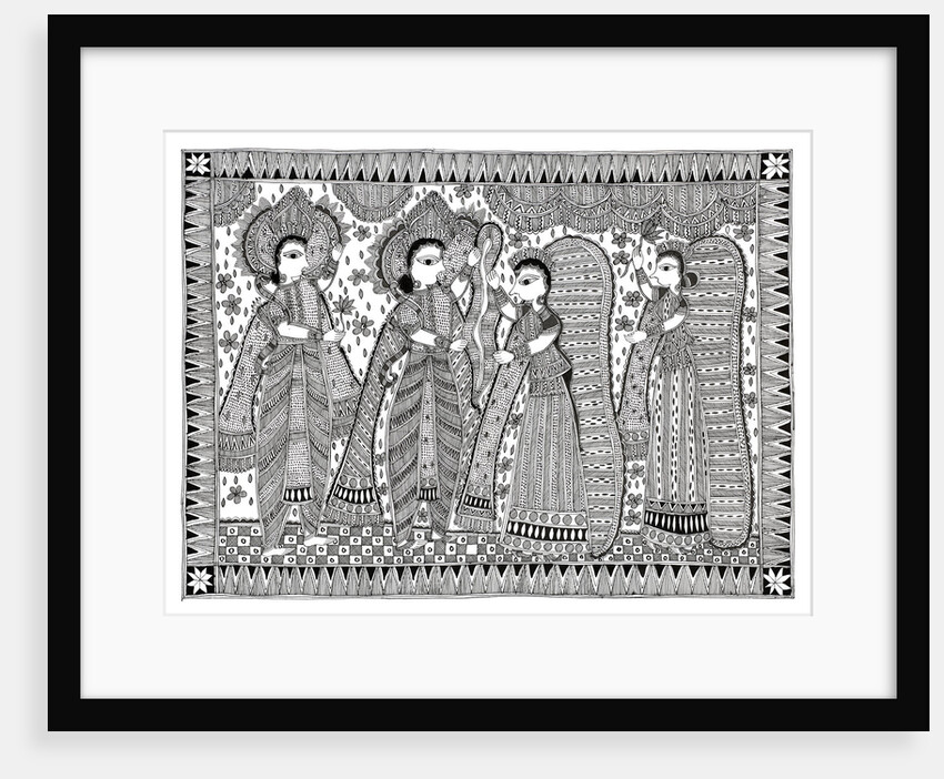 Rama and Sita Marriage Scene by Sony