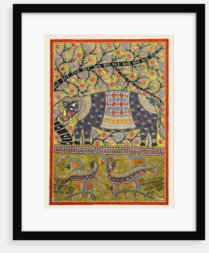 Elephant under Tree by Anil