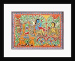 Arjuna and Krishna by Basnat