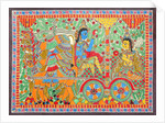 Arjuna and Krishna by Basnat