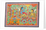 Arjuna and Krishna by Basnat