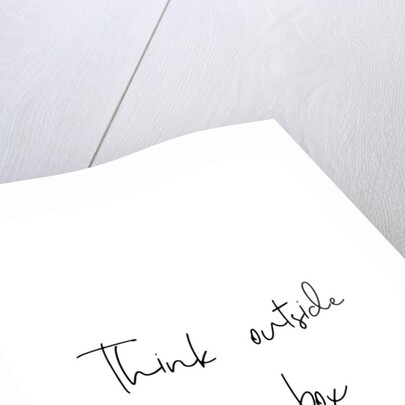 Think outside the box by Joumari