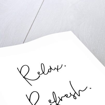 Relax. Refresh. Renew. by Joumari