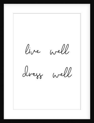 live well, dress well by Joumari