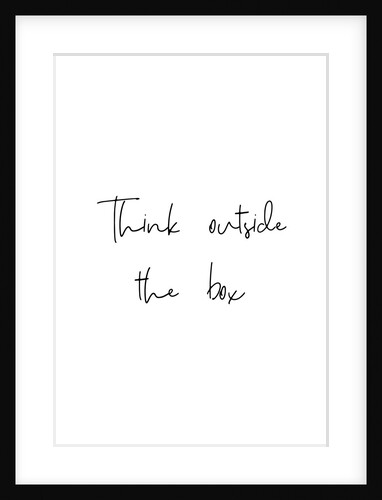 Think outside the box by Joumari