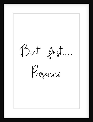 But first.... Prosecco by Joumari