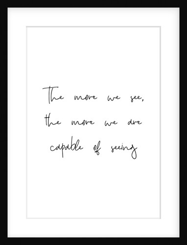 The more we see by Joumari