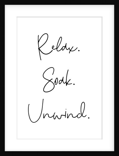 Relax, soak and unwind by Joumari