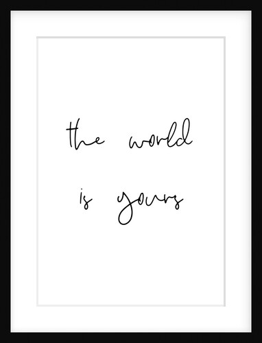 The world is yours by Joumari