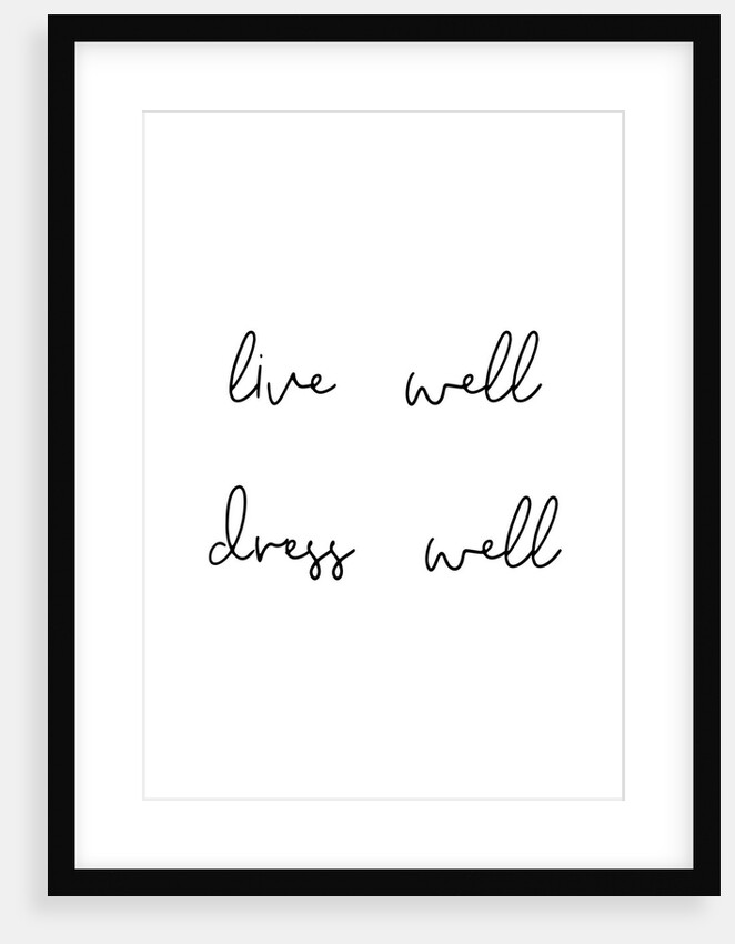 live well, dress well by Joumari