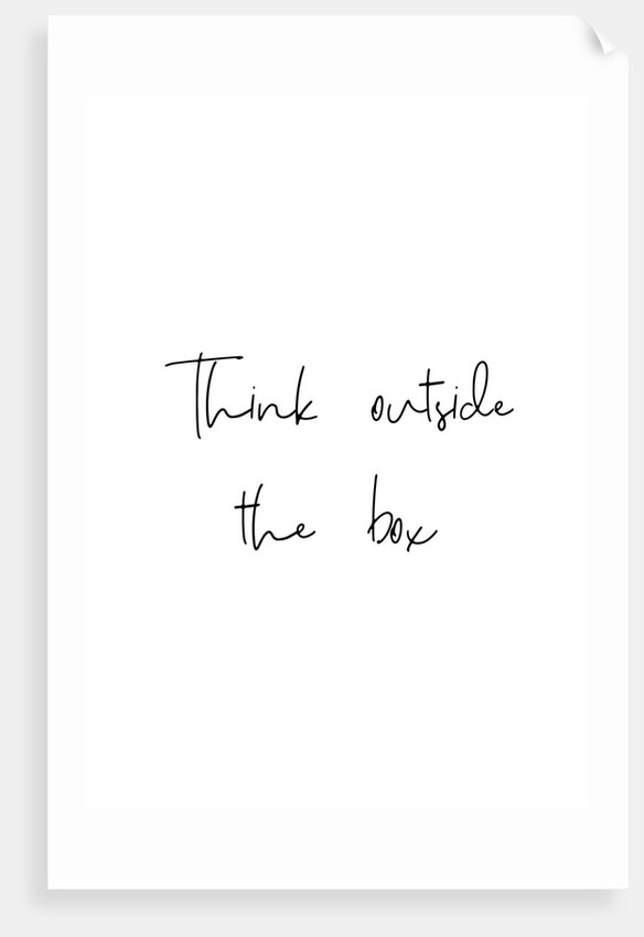 Think outside the box by Joumari