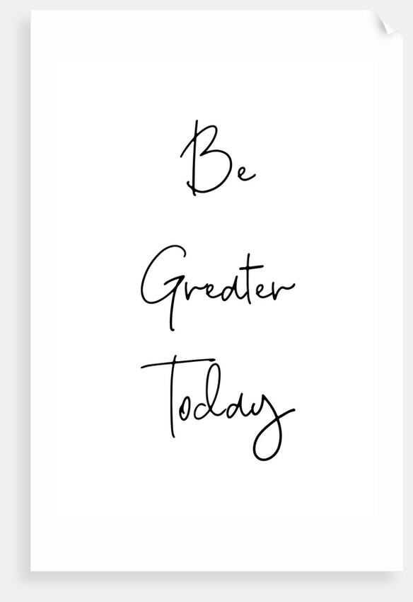 Be greater today by Joumari