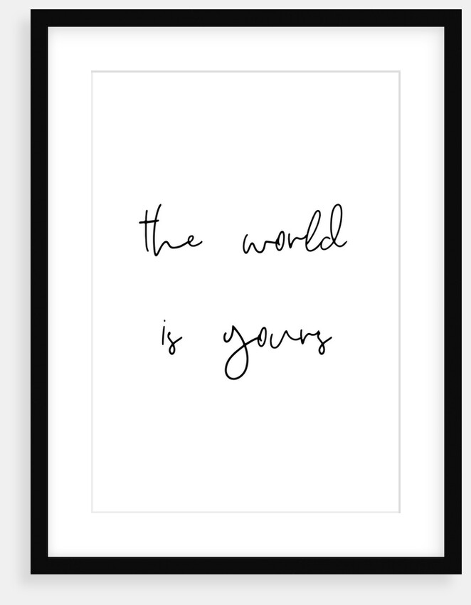 The world is yours by Joumari