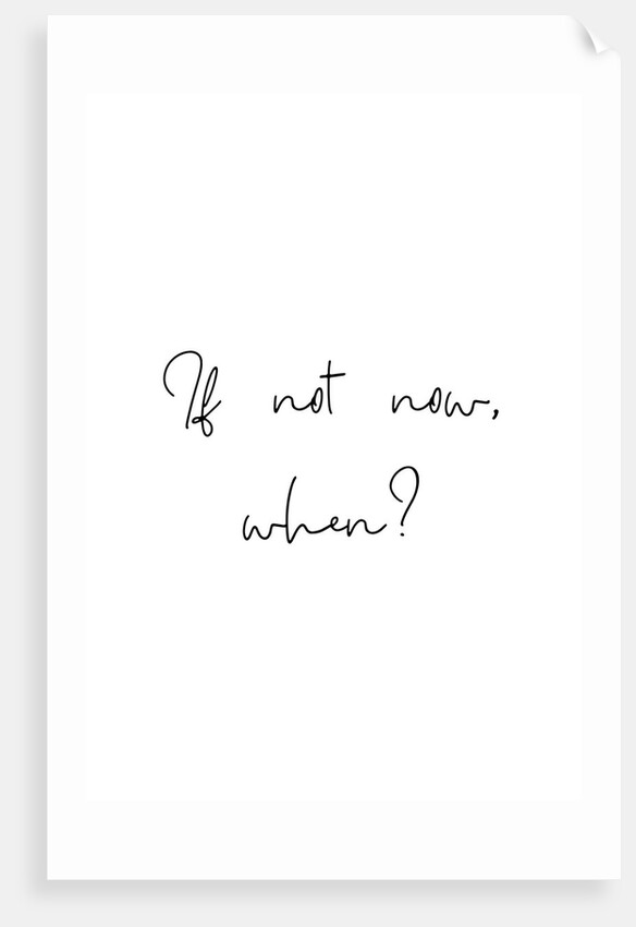 If not now, when? by Joumari