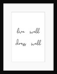 live well, dress well by Joumari