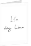 Let's stay home by Joumari