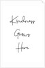 Kindness grows here by Joumari