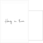 Hang in there by Joumari