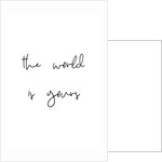 The world is yours by Joumari