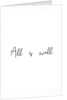 All is well by Joumari