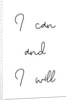I can and I will by Joumari