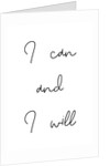 I can and I will by Joumari