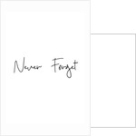 Never forget by Joumari