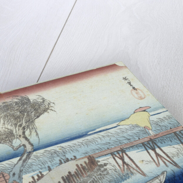 The Hurricane by Ando or Utagawa Hiroshige