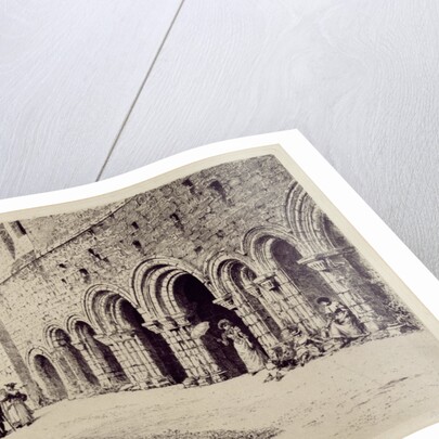 The Cloister, Kirkstall Abbey, 1893 by Axel Haig