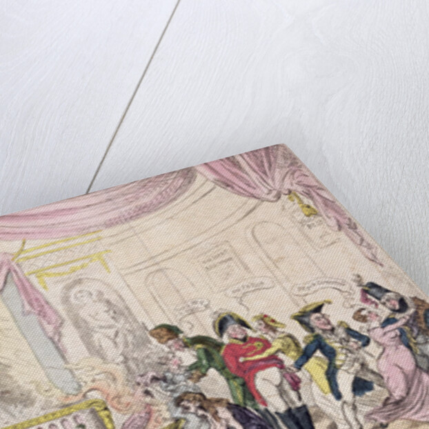 The Coronation of the Empress of the Nairs, 1819 by George Cruikshank