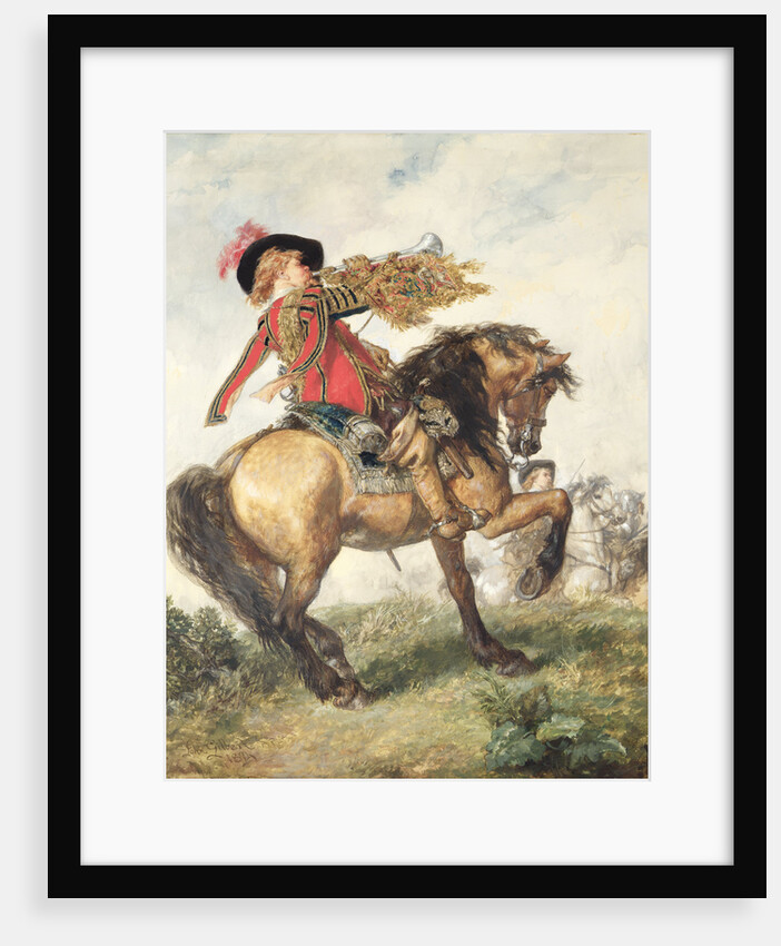 The King's Trumpeter, 1874 by Sir John Gilbert