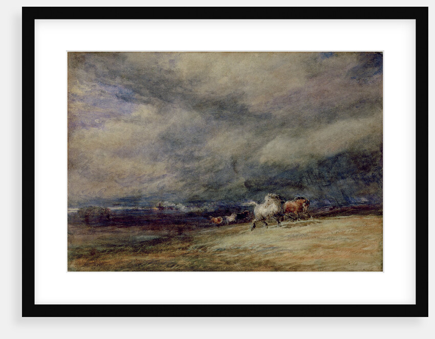 The Night Train, 1849 by David Cox