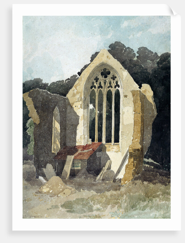 The Refectory at Walsingham Priory by John Sell Cotman