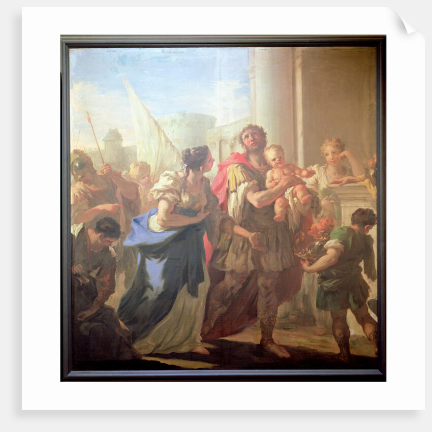 Hector and Andromache, c.1708-10 by Giovanni Antonio Pellegrini