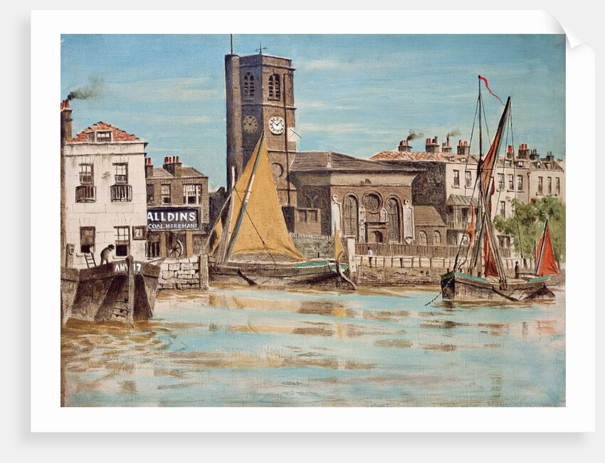 Chelsea Parish Church by Walter Greaves