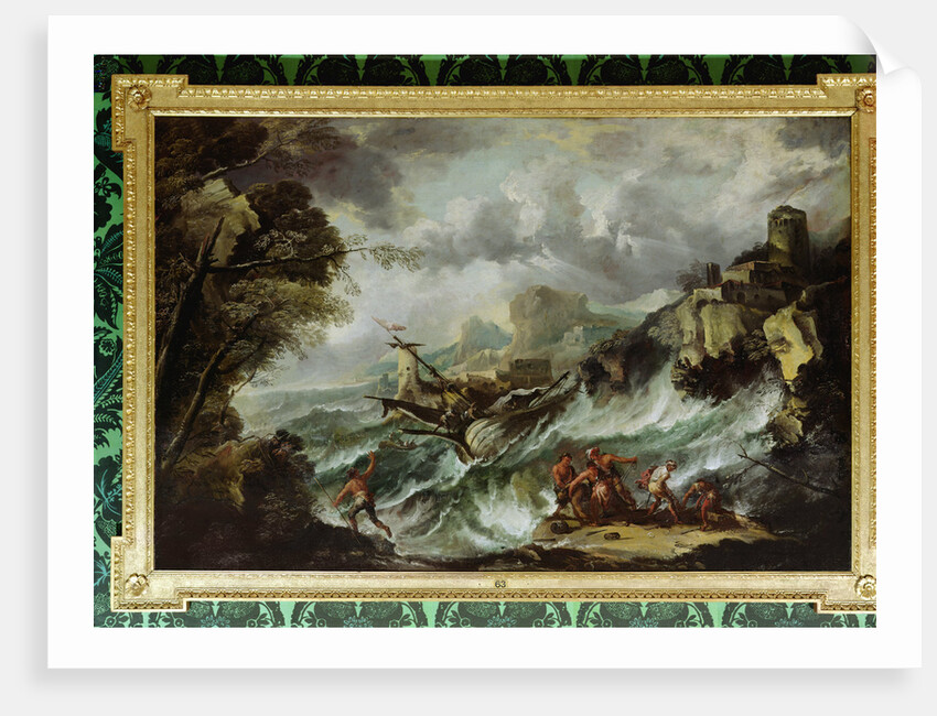 Seascape with Shipwreck, c.1700-07 by Antonio Marini