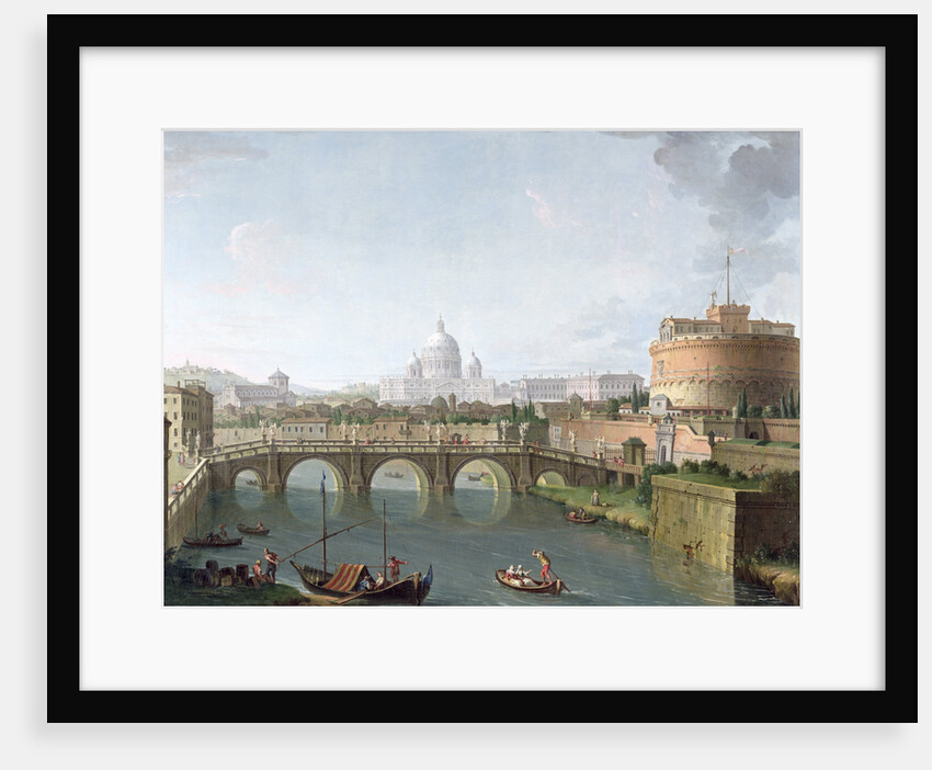 View of the Tiber by Antonio Joli