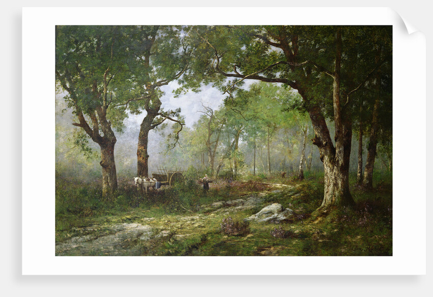 The Forest of Fontainebleau, 1890 by Leon Richet