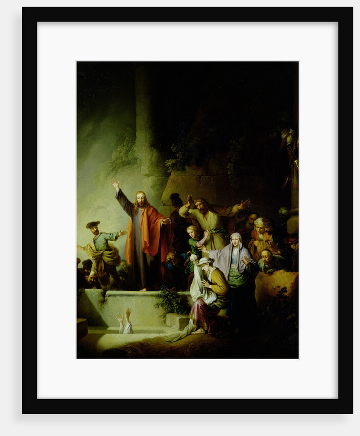 The Raising of Lazarus by Christian Wilhelm Ernst Dietrich