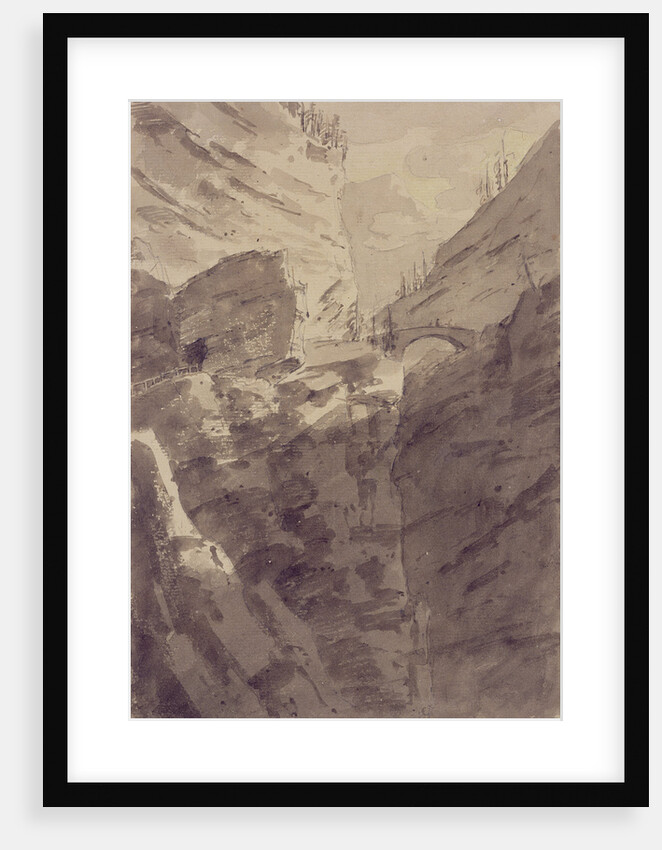 Via Mala in the Grisons by John Robert Cozens