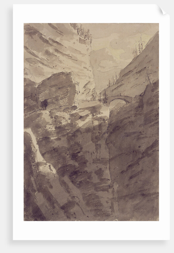 Via Mala in the Grisons by John Robert Cozens