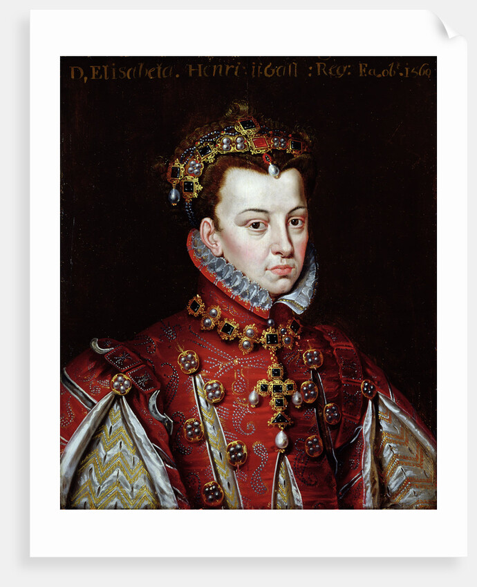 Portrait of Elizabeth de Valois by Alonso Sanchez Coello